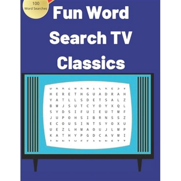 Fun Word Search TV and Classics. 100 Word Searches.: Large Print Word Find Puzzles For Your (Paperback) by Puzzooka Yoh Press