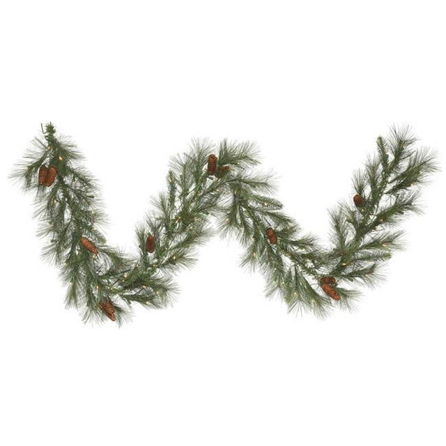 Vickerman R173415 9 ft. x 14 in. Nederland Garland with 100 Clear Dura Light