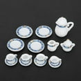 thumbnail image 4 of 15Pcs Beautiful Decoration Tea Set Miniature, Toy, For Home Verisimilitude For Living Room High Simulation, 4 of 8
