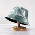 thumbnail image 2 of dianhelloya Skin-friendly Bucket Hat Double-sided Cotton Tie-dye Wide Brim Unisex Cap for Outdoor, 2 of 2