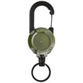 thumbnail image 3 of Llavero retráctil con soporte para tarjeta de identificación con cable de acero de 24 pulgadas ( ) verde, 3 of 3