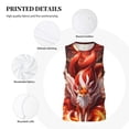 thumbnail image 3 of Naloa Red Leaf Flame Fox Basketball Jersey Reversible Men's Mesh Athletic Sports Shirts Training Practice S-4XLSmall, 3 of 6