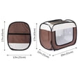 thumbnail image 2 of Portable Pet Drying Box Folding Square Tent Bath Hair Drying Clean Room for Small Dogs Cats, 2 of 7