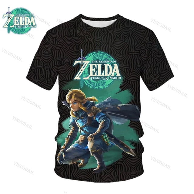 Camiseta de Naydra The Legend of Zelda para niños y niñas, camisa de verano, figuras de Anime, ropa para niños, regalos de navidad xuanjing unisex