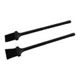 thumbnail image 2 of 2Pcs Multifunctional Kitchen Brush Razor Cleaning Brush Keyboard Dust Black Nylon Plastic Small Brus, 2 of 5