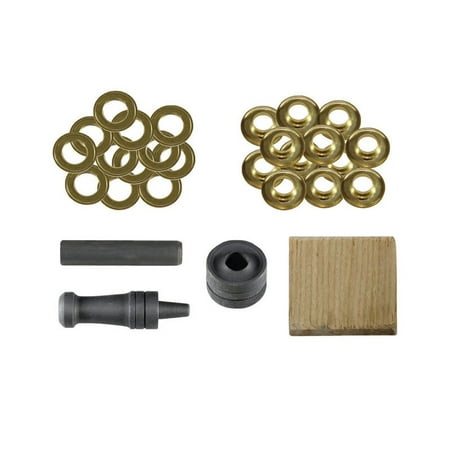 Brass Grips - GRIP 78991 Grommet Repair Kit, Brass, 27 Pieces