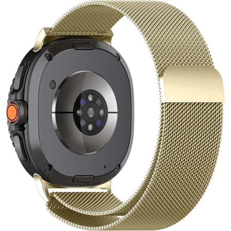 REQO Metal Band Compatible with Samsung Galaxy Watch 8 40mm/44mm/Classic 46mm 2025, Stainless Steel Mesh Loop Magnetic Adjustable Replacement Strap Wristband for Galaxy Watch8/Classic