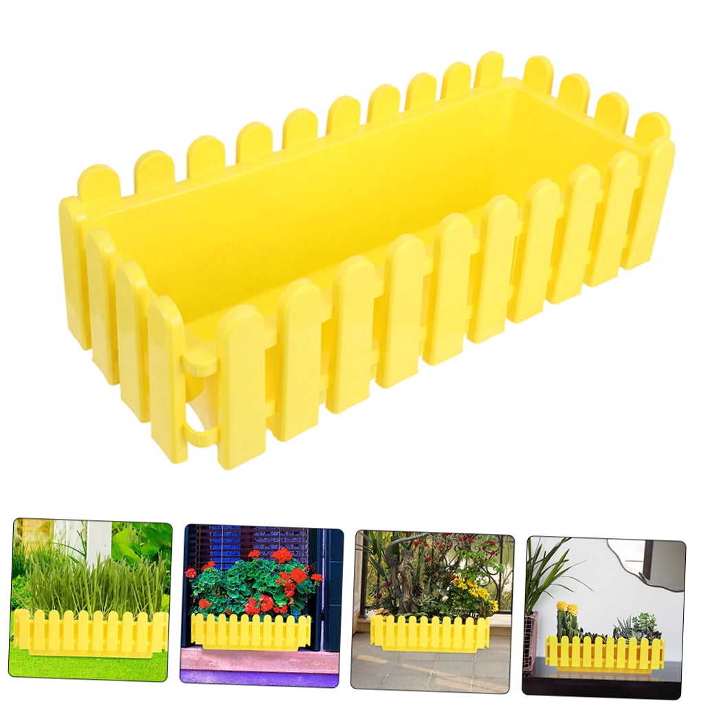 WRISTBIQUE Garden Planters Planter Yellow PP Cultivation Indoor Outdoor 1Pack