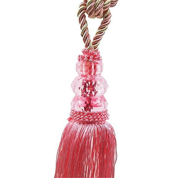 Beaded Tassels Tieback Window Blackout Curtains Cord Home Textiles Window Clear Thermal Window Blackout Curtains