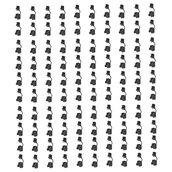 100Pcs Nylon Wire Grommet Strain Relief Bushing Electric Cable Fixing Buckle Accessories 6N?4