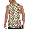thumbnail image 3 of Easygdp Watermelons Men's Tank Top, Sleeveless Muscle T Shirts, Breathable, Quick-Dry, Loose for Gym, Running, Fitness - X-Large, 3 of 9