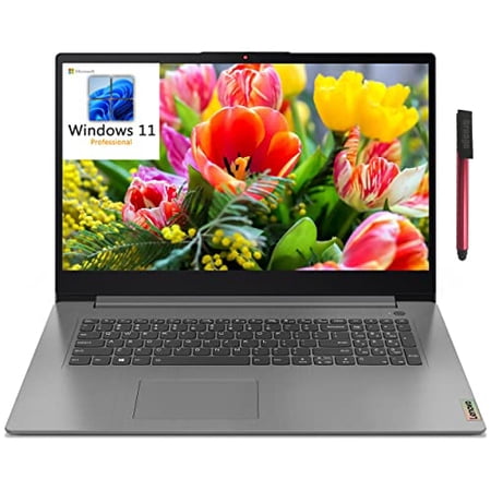 [Windows 11 Pro] 2022 Newest Lenovo IdeaPad 3 17 17.3" FHD 300nits Business Laptop, Intel Quard-Core i7-1165G7, 20GB DDR4 RAM, 512GB PCIe SSD, WiFi 6, Bluetooth, Arctic Grey, broag 64GB Flash Drive