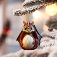 thumbnail image 4 of Descuentos Especiales, 1 adorno para árbol de Navidad, adorno navideño de acrílico, colgante navideño, adornos colgantes para árbol de Navidad, fiestas, coche, decoración del hogar Akmoler, 4 of 6