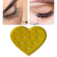 thumbnail image 3 of Soporte de pegamento para extensiones de pestañas perfecl Corazón amarillo, 3 of 6