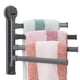 thumbnail image 1 of ColoMX Toallero de brazo articulado: Toallero giratorio de 4 barras para baño - Toallero de pared con ventosa sin taladro para inquilinos y personas que se mudan con frecuencia, 1 of 8