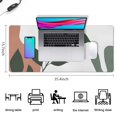 thumbnail image 5 of Long Mouse Pads for Desk,Brown Boho Plant Pattern Desk Mats on Top Of Desks, Desk Mouse Pad Extra Large with 3mm Non-Slip Base and Stitched Edge for Gaming,Office,Work,Home 35.4"x15.7", 5 of 6