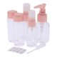 thumbnail image 5 of Mujer Viaje Aeropuerto Embotellado Plástico Vacío Conjunto Botellas Artículos Aseo Champú Rosado Salvador Set de Botellas de Viaje Portátiles, 5 of 10