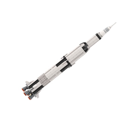 Series Apollos 11 Saturn V Rocket Lunar Module Building Blocks Aerospace City Space Station Shuttle Technical Model Gift Toy