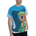 thumbnail image 5 of Shimmer And Shine Men's T Shirt 3D Graphic Hip Hop Unisex Tees Tops Casual Stylish Crew Neck Short Sleeve, 5 of 8