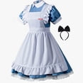 thumbnail image 2 of Disfraz de chica de tono claro con código europeo, disfraz de sirvienta Alice Lolita, disfraz de juego de rol Lolita, 2 of 5