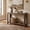 Dark Brown, variant on Fnova 63" Farmhouse Console Table, 2-Tier Wood Entryway Table with Storage Shelf, Narrow Sofa Table for Living Room, Hallway, Foyer