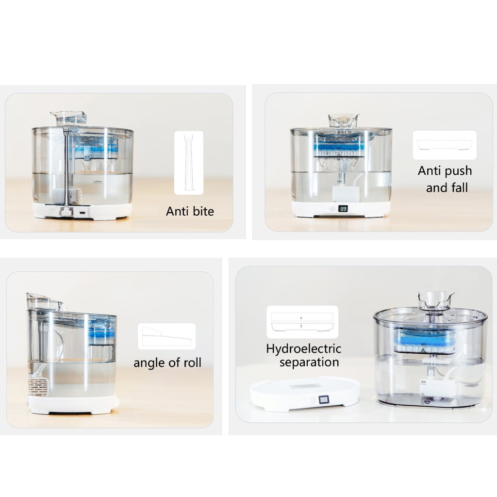 BQBQERT Water Dispenser Mute Working Automatic Pet Fountain Dogs Waterer for Indoor Pet Easy to Use