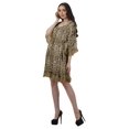 thumbnail image 3 of Moomaya Robe de Plage Imprimée Vêtements de Vacances Femmes Robes en Georgette pour Femmes, 3 of 6