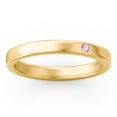 thumbnail image 3 of Bague de Naissance Empilable avec Gravure - Tourmaline Rose (Octobre), 3 of 7