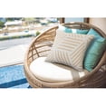 thumbnail image 2 of Ox Bay Stylish Abstract Striped Cotton Throw Pillow, Beige / White, 20 in. Square, Count per Pack 1, 2 of 8