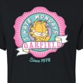 thumbnail image 3 of Garfield - I Hate Mondays Badge - Juniors Cropped Cotton Blend T-Shirt, 3 of 5