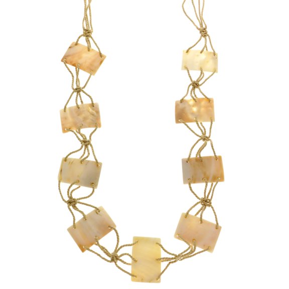 Mi Amore String-Belt Tan/White