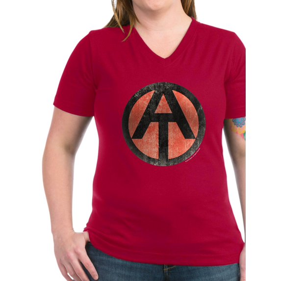 CafePress - GI Joe Adventure Team Logo T Shirt - Women's V-Neck Dark T-Shirt