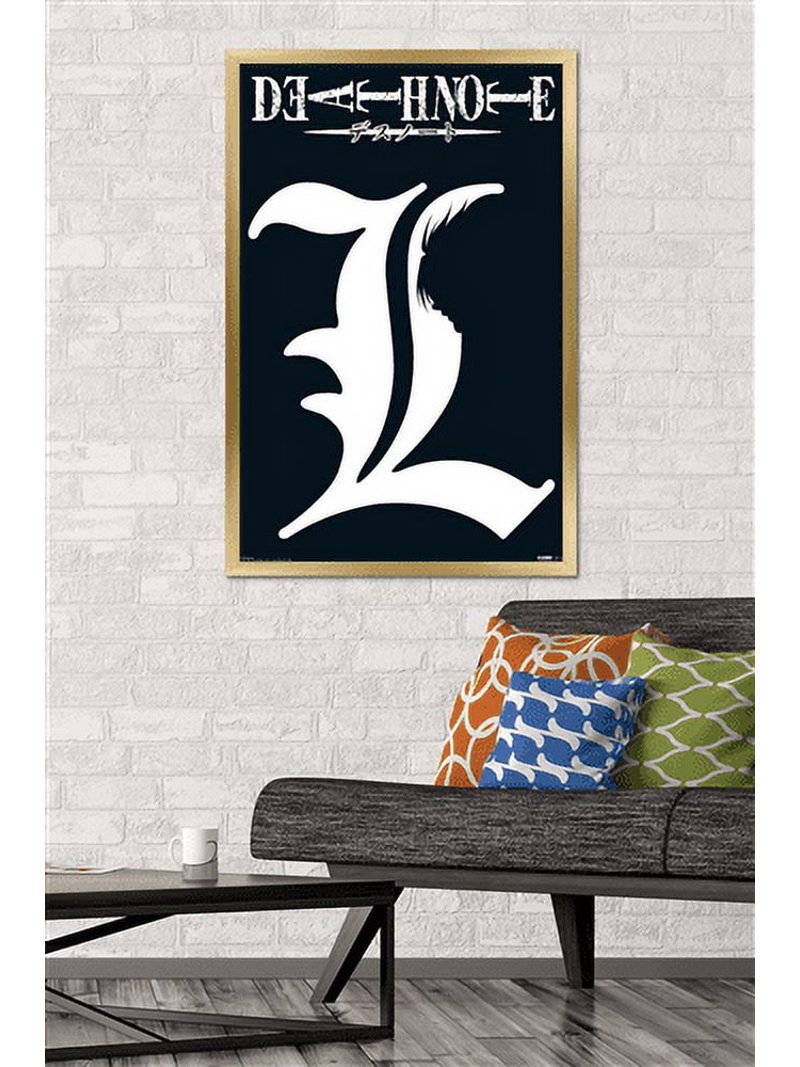Death Note - L Symbol Wall Poster, 22.375