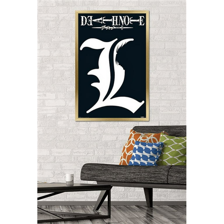 Death Note - L Symbol Wall Poster, 22.375