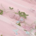 thumbnail image 6 of IBTOM CASTLE Flower Girl Dress Lace Embroidery Birthday Party Wedding Dresses Kids Formal Bridesmaid Tulle Dresses Princess Pageant Floral Gown Pink, 6 of 7