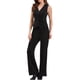 thumbnail image 4 of CHALCO INSPIRADOR Chaleco de Mujer Cuello en V Sin Mangas Botón Frontal Rayas Moda Casual Tallas XL Negro, 4 of 6