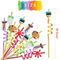 thumbnail image 5 of 25 Reusable Art Painting Straws for Sip and Paint Brushes Birthday Party Supplies Decorations Favors,Welcome Back to School Party Supplies Gift with 2 Cleaning Brushes, 5 of 6