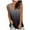 Black, variant on Lindreshi Tank Tops for Women Womens Fashion Gradient Color V-Neck Sleeveless T-shirt Tops Blouse