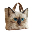 thumbnail image 2 of Hometravel Quilted Tote Bag for Women Cat Pattern Print, Large Capacity Multi-Purpose Laptop Bag, Crossbody Shoulder Tote for Work, Beach, Gym, Overnight, 2 of 6
