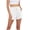 White, variant on Staron Summer Casual Shorts for Women Quarter Length Drawstring Elastic Waist Lace Trim Solid Color Relaxed Comfy Pants, Green XXL