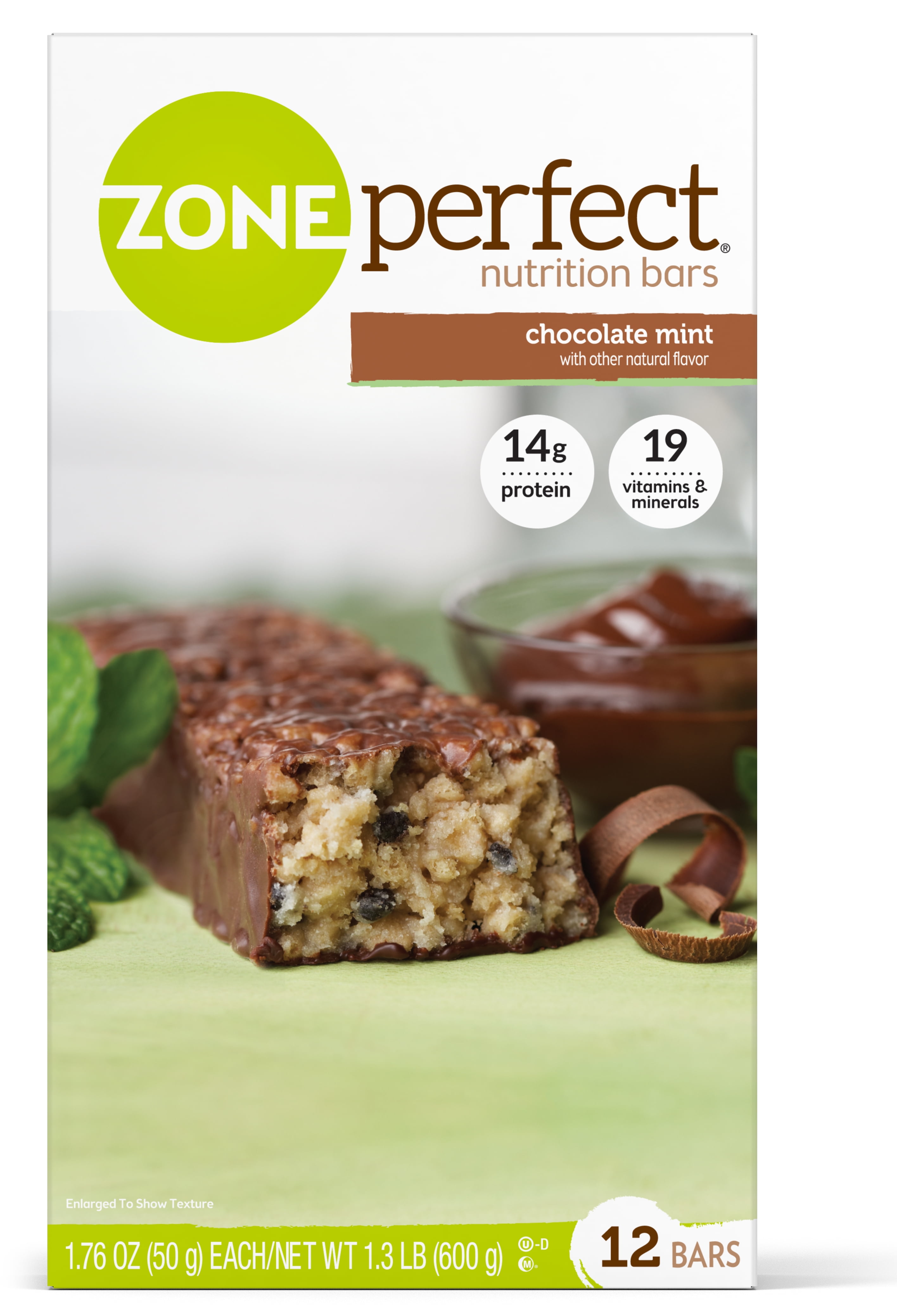 ZonePerfect Protein Bars, Chocolate Mint, High Protein, With Vitamins