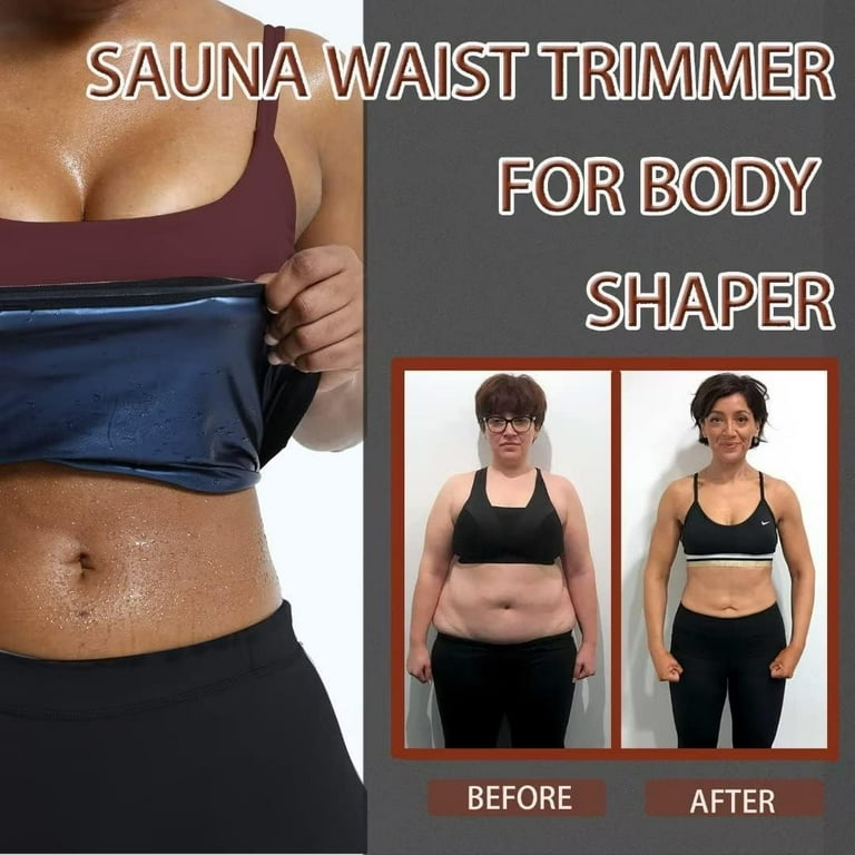 Waist Trainer Trimmer Sweat Belt Band for Women Lower Belly Fat Sauna Slimming Belt Suit Workout Walmart
