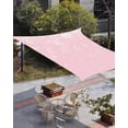 thumbnail image 3 of Sun Shade Sail 8x10Ft Christmas Snowflake Pink Gradient Uv Block Sunshade Canopy Outdoor Shade Cover Rectangle Shade Cloth For Patio Garden Yard Deck Pergola, 3 of 6
