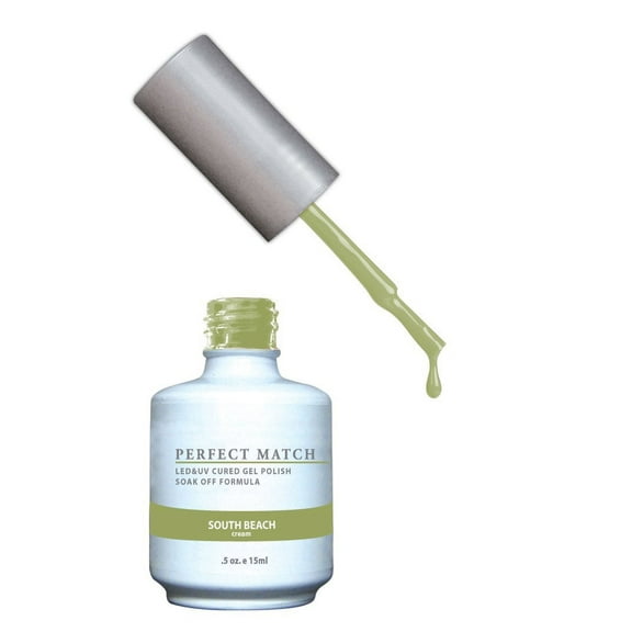 LECHAT Perfect Match Pair of Soak off Gel   Matching Nail Polish PMS144 - South Beach