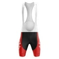 thumbnail image 1 of Bike Forever Red Bib Shorts - S, 1 of 3