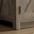 thumbnail image 6 of Farmhouse TV Stand for TVs Up to 65”, Tall Television Stand Entertainment Center, Rustic Barn Door 65 Inch Media TV Console with Open Shelves and Storage Space for Living Room, Gray Wash, 6 of 7