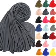 thumbnail image 3 of 2026 Hijab Scarf for Women Soft Cotton Muslim Jersey Hijab Head Wrap Scarves Fashion Long Scarf Shawls Gray, 3 of 4