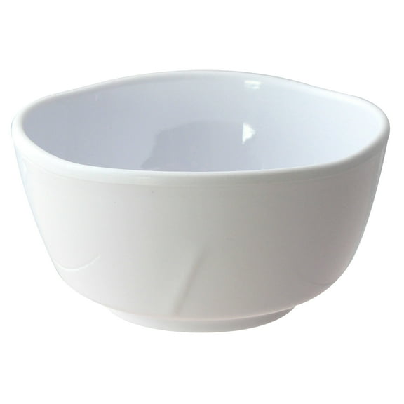 Excellante Classic White Extra Heavy Weight Melamine Dinnerware Collection 16 oz., 5-1/8" x 2-5/8" Bowl, Comes in Dozen