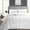 White, variant on SGI Bedding Twin XL Size Duvet Covers Egyptian Cotton 1000TC 3 Piece Set Light Blue Diamond Ruffle