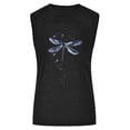thumbnail image 6 of Homenesgenics Tank Tops for Women Women Sun and Moon Print Tank Fit O-Neck Sleeveless Block Shirts Tunic Tee Tops, 6 of 7
